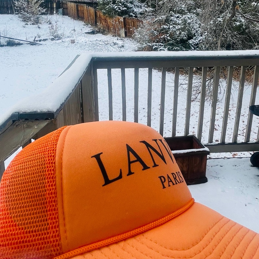 An Elusive, Designer, Luxury Brand, Lanvin Paris Hat.